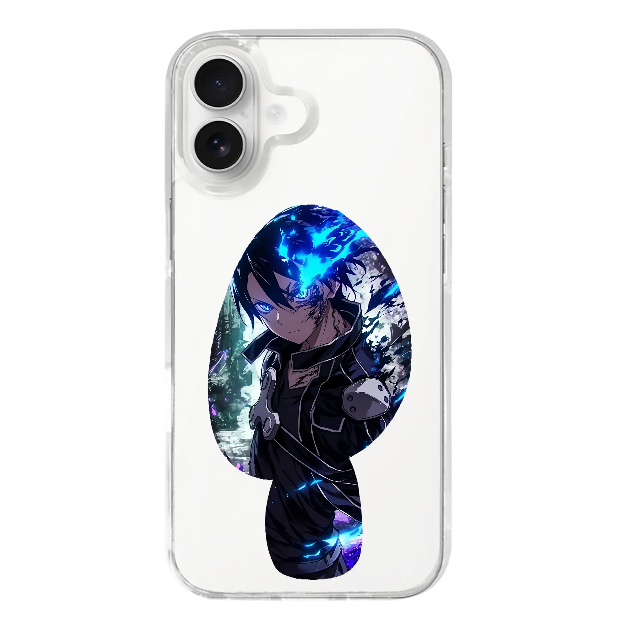 ソードアートオンライン グッズ キリト - iPhone 17シリーズ 透明スマホケース – 薄型・耐衝撃・精密フィット保護カバー